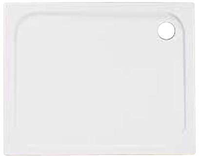Metro 1500mmx 800mm x 45mm Stone Resin Acrylic Capped Shower Tray